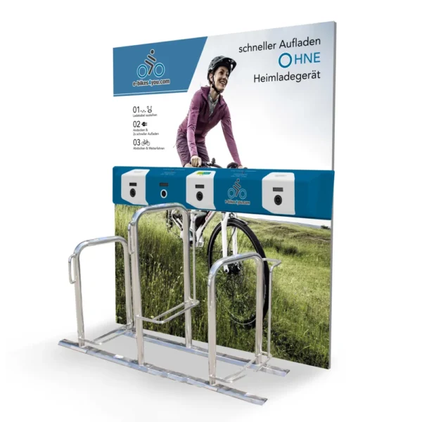 LINE charging station for 4 ebikes