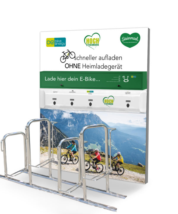 Ladestation LINE - für 4 E-Bikes | L4B – Bild 5