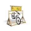 Bicycle stand wood
