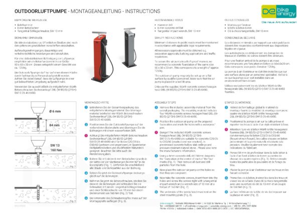 Fahrrad Luftpumpe Levelo Air | SL20 - immagine 18